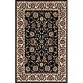 Power-woven Black Fairfax Rug (7'10 x 10'7)