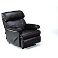 Thompson Black Vinyl Recliner Chair