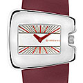 Giordano Women's Red Leather Watch