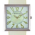 Giordano Women's Stainless Steel Square White Watch