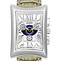 Elini Nazar Unisex Chronograph Leather Strap Watch