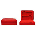 Accessories Red 4-slot Watch Case