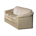Metropolitan Ivory Leather Sofa