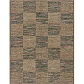 Handmade Syam Suede and Chenille Rug (5' x 7'6)