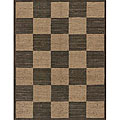 Handmade Syam Suede and Chenille Rug (5' x 7'6)