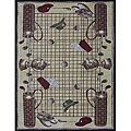 Hand-tufted Golfoo Polyacrylic Rug (3'6 x 5'6)