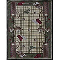 Hand-tufted Golfoo Polyacrylic Rug (7'10 Round)