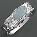 Sterling Silver Aquamarine Ring (China)