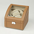 Light Brown Double Watch Winder