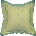 Handmade Textured Light Blue Cushion Cover
