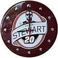 Tony Stewart Nostalgic Tin Clock
