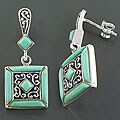 Sterling Silver Turquoise Earrings (Thailand)