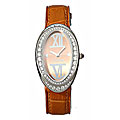 Corum Oval Stainless Steel Diamond Strap Watch