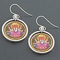 Sterling Silver 'Precious Elephant' Earrings (Thailand)