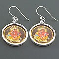 Sterling Silver 'Precious Elephant' Earrings (Thailand)