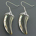Silver Rainbow Abalone Earrings (Thailand)