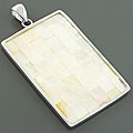 Sterling Silver Mother of Pearl Pendant (Thailand)