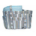 Quilted Striped Diaper Bag