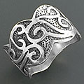 Sterling Silver Lacework Ring (India)