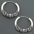 Sterling Silver Hoop Earrings (Thailand)