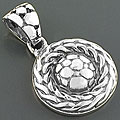 Sterling Silver Round Pendant (Thailand)
