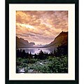 Glacier Mountain Park Framed Art Print