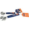 Bob Vila 2-piece Ratcheting Adjustable Wrench Set
