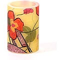 Groove Floral Imageglow Lantern-style Candle