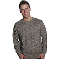 Oggi Moda Men's Khaki Crew Neck Sweater