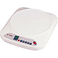White Portable 1200-watt Induction Cooktop