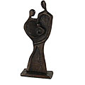 Family Abstract Cast Bronze Sculpture