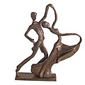 Ballroom Dancers Cast Bronze Sculpture