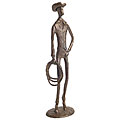 Cast Bronze Cowboy Sculpture