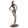 Cast Bronze Sexy Lady Figurine Sculpture