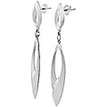 Sterling Silver Dangling Cutout Earrings