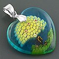 Sterling Silver Murano Millefiori Pendant (Italy)