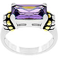 Christine's Amethyst Cubic Zirconia Ring