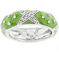 Light Green 'Boogie Down' Enamel Ring