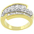 14k Gold Bonded 'The Anniversary' CZ Fashion Ring