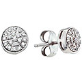 10k White Gold 1/6ct TDW Diamond Earrings (I-J, I3)