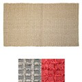 Chenille Grid Cotton Bath/ Area Rug (2'6 x 4'2)