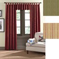 Textured Stripe 3-piece Panel Pair and Valance Set