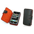 LthP-iPhone3G Black 3G Leather Carrying Pouch