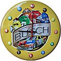 Kyle Busch Nostalgic Tin Clock