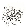 Sterling Silver 2 mm x 1 mm Crimp Beads (Pack of 100)
