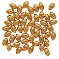 Goldplated 5x7-mm Tapered Oval Beads (Case of 50)