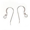 Sterling Silver French Wire Earring Hooks (Pack of 10)