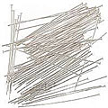 Sterling Silver 24-gauge 1.5-inch Head Pins (Case of 50)