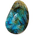 Labradorite Large Freeform Drop Pendant Bead
