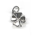 Sterling Silver Lucky 4-leaf Clover Charm